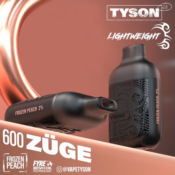 TYSON VAPE 2.0 FROZEN PEACH 1