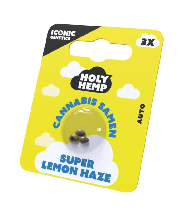 Super Lemon Haze Cannabissamen Frontansicht